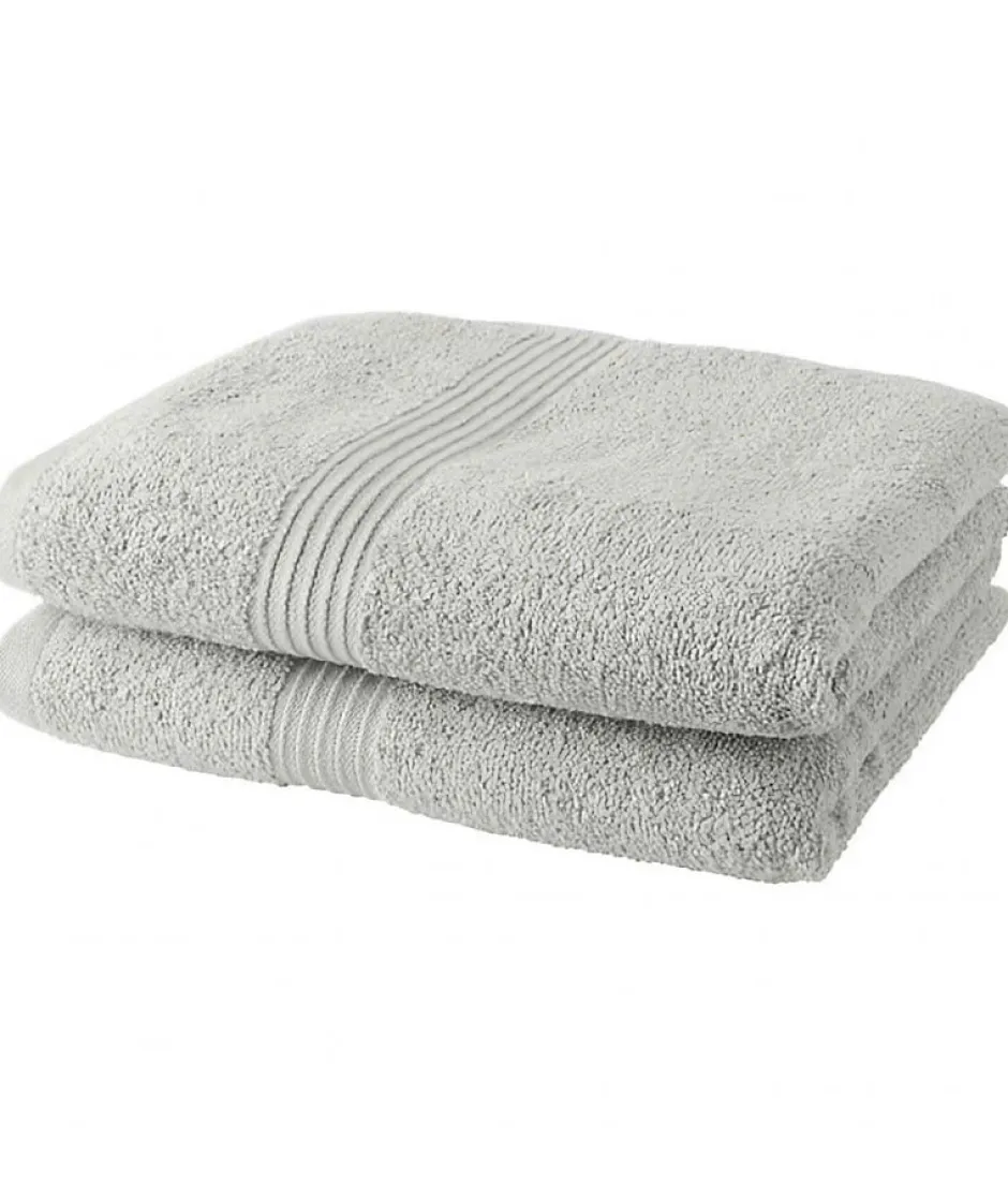 Todays Tools Lot de 2 serviettes de toilette TODAY 50x90 cm 100% Coton - Craie* Serviette De Toilette