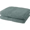 Todays Tools Lot de 2 serviettes de toilette TODAY 50x90 cm 100% Coton - Celadon