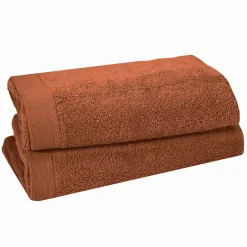 Sensei Maison Lot de 2 serviettes de toilette 500 g/m² Auburn 50x90 cm STUDIO* Serviette De Toilette