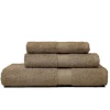 Kiamami Valentina Lot De 3 Serviettes De Toilette Coordonnées En Coton Éponge De Couleur Noisette, De Tailles Différentes* Serviette De Bain