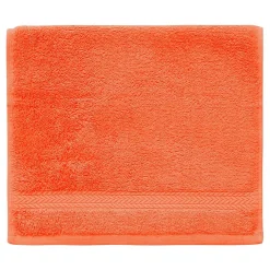 Sensei Maison Lot de 3 serviettes invité 550 g/m² Corail 30x50 cm LUXURY* Serviette De Toilette
