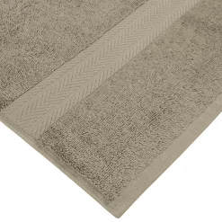 Sensei Maison Lot de 3 serviettes invité 550 g/m² Mastic 30x50 cm LUXURY* Serviette De Toilette