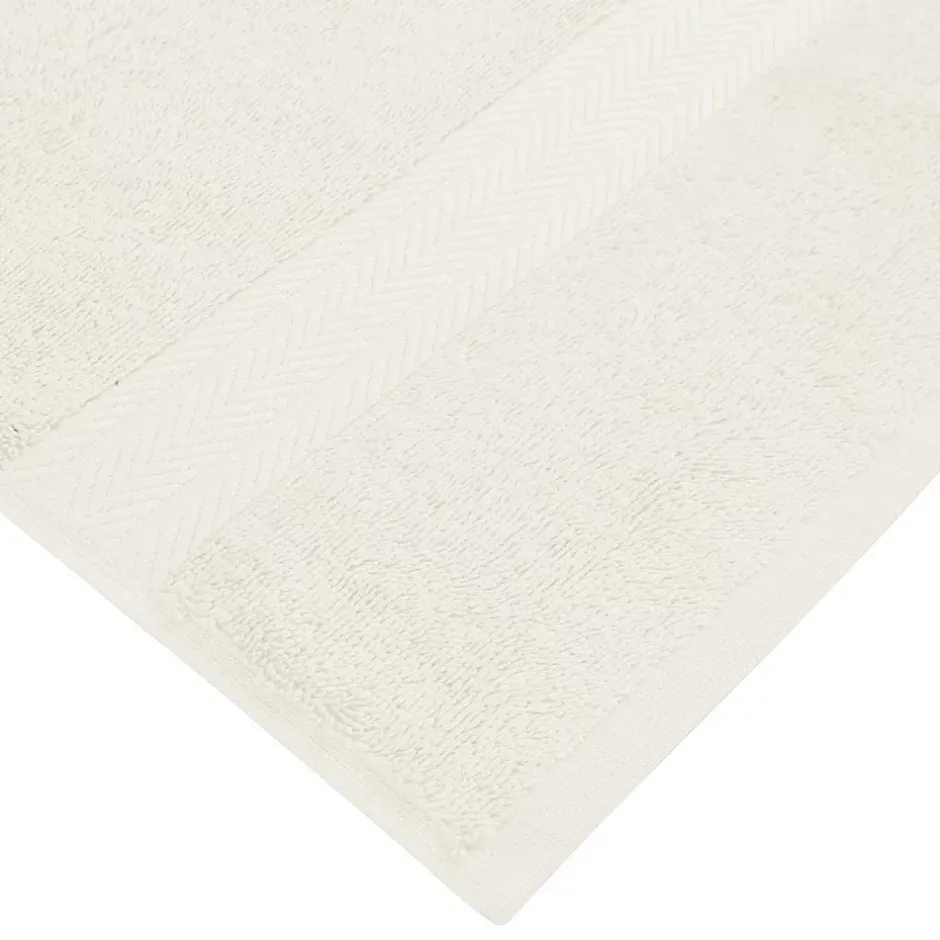 Sensei Maison Lot de 3 serviettes invité 550 g/m² Ecru 30x50 cm LUXURY