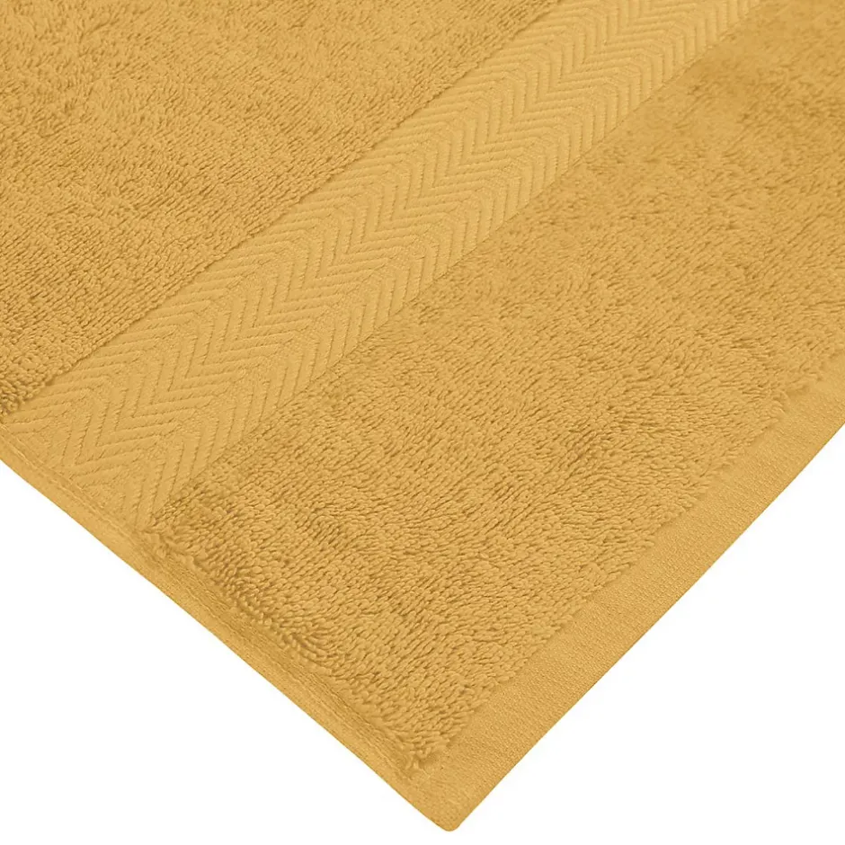 Sensei Maison Lot de 3 serviettes invité 550 g/m² Caramel 30x50 cm LUXURY* Serviette De Toilette