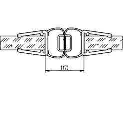 Schulte Lots de 2 joints d'étanchéité magnétiques pour portes et parois de douche, 210 cm, universels* Porte De Douche