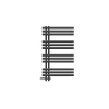 Luxebath Radiateur de Salle de Bain Iron EM 600x1000 mm Anthracite Raccord Central