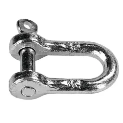 Chaubeyre Manille droite estampillée 5mm en acier zingué - - 8362005