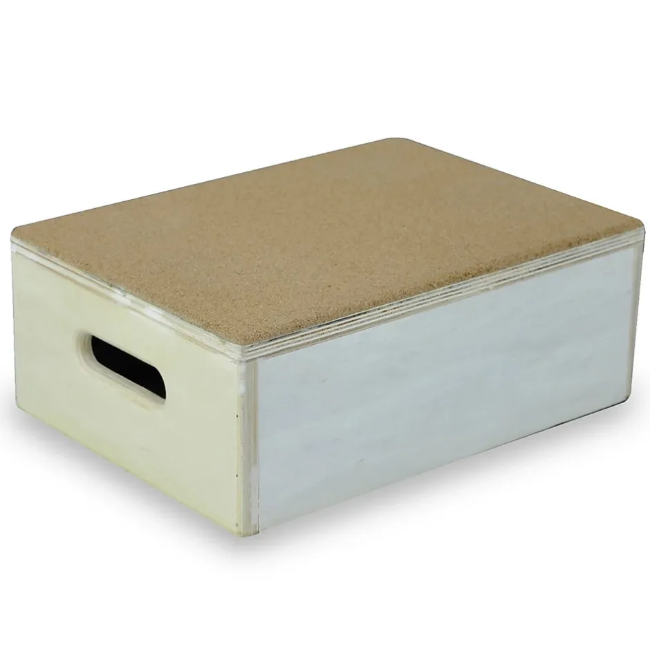 Aidapt Marchepied en bois 10 cm - avec revêtement liège pour salle VR236Ade bain ou dans la maison - Anti dérapant/VR236A