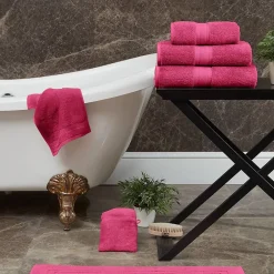 Sensei Maison Maxi drap de bain 550 g/m² Rose Indien 100x150 cm LUXURY* Serviette De Bain