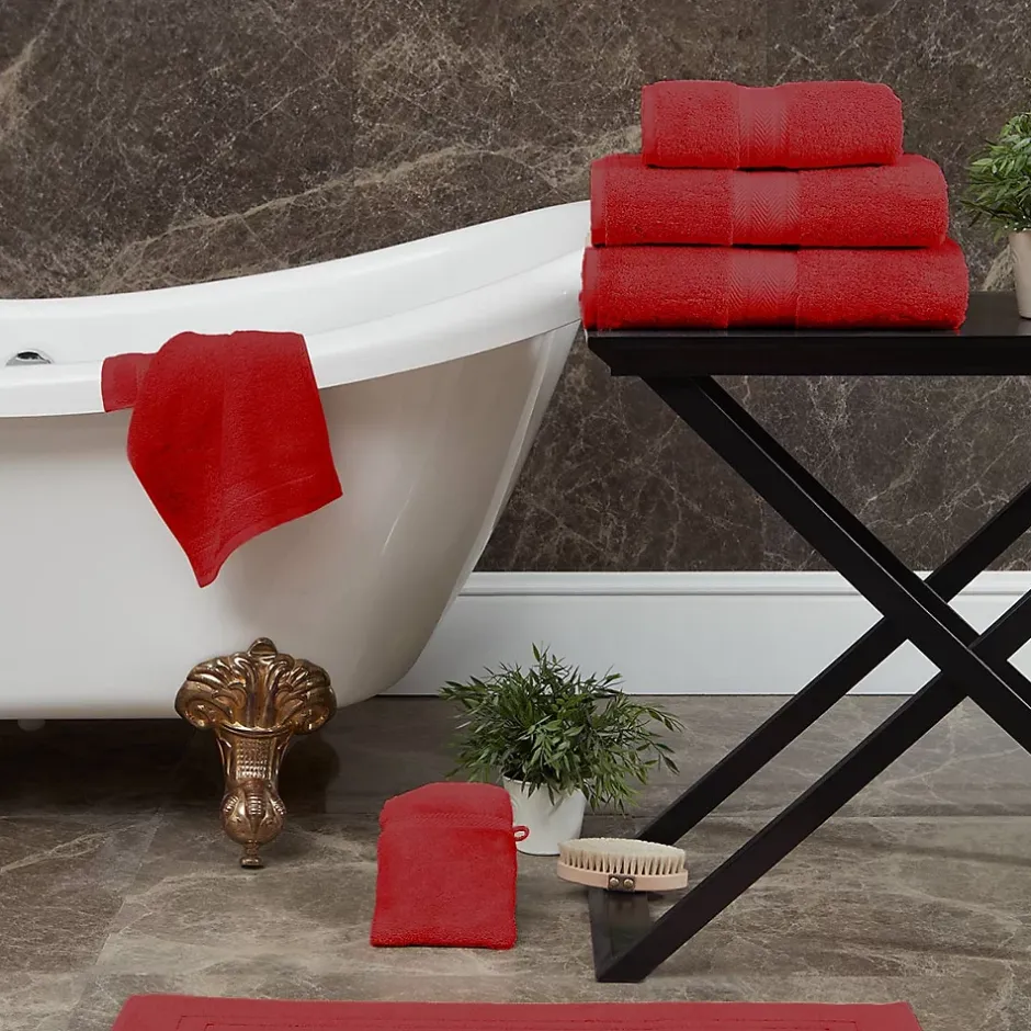 Sensei Maison Maxi drap de bain 550 g/m² Rubis 100x150 cm LUXURY