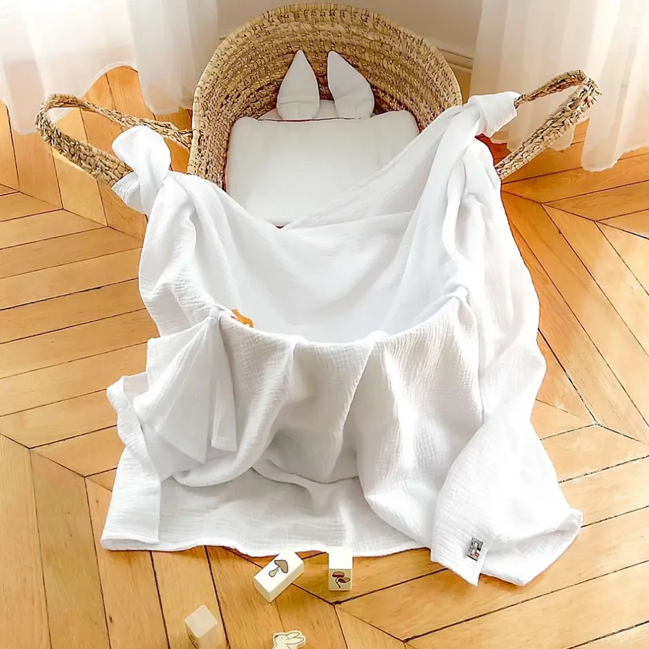 Sevira Kids Maxi lange en gaze de coton Jeanne* Serviette De Toilette
