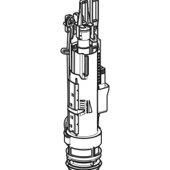 Gebererit Mécanisme de chasse - Geberit - Type 212 complet - A encastrer
