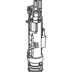 Gebererit Mécanisme de chasse - Geberit - Type 212 complet - A encastrer