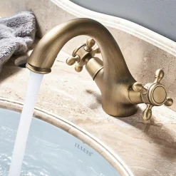 Valaz Melangeur lavabo retro AGNES or ancien