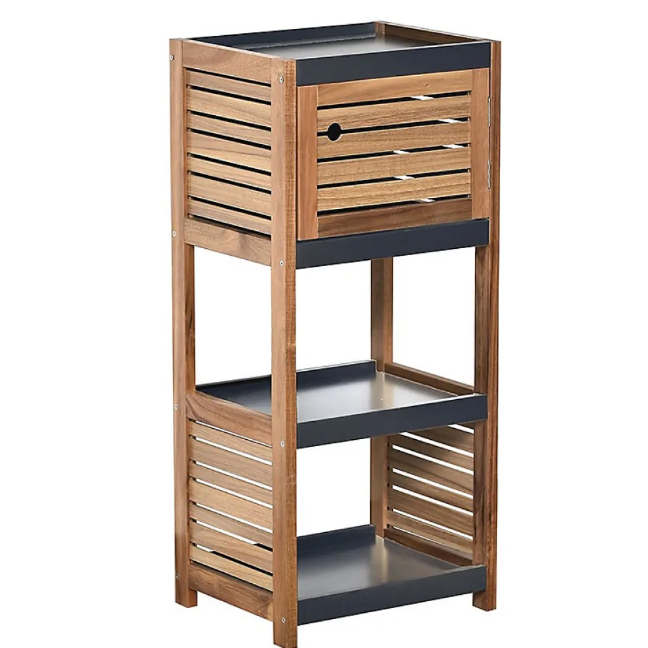 Tendance Meuble bas de rangement 1 porte en acacia
