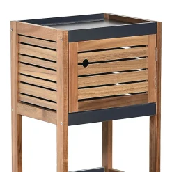 Tendance Meuble bas de rangement 1 porte en acacia