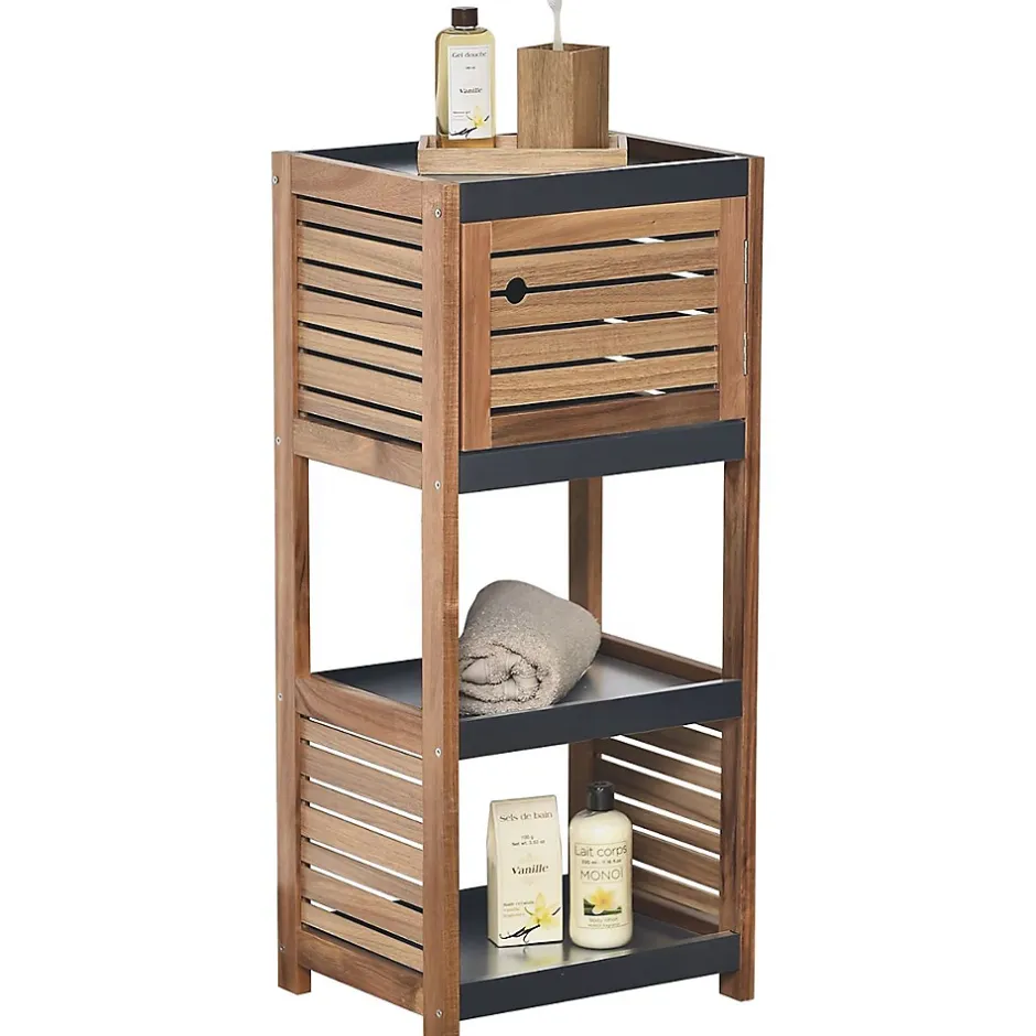Tendance Meuble bas de rangement 1 porte en acacia