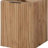 Furnidea Meuble bas de salle de bain à suspendre avec une porte FLOW CHÊNE 40 cm