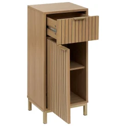 5Five Meuble bas Tasso 2 portes effet bois naturel - Beige-