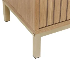 5Five Meuble bas Tasso 2 portes effet bois naturel - Beige-