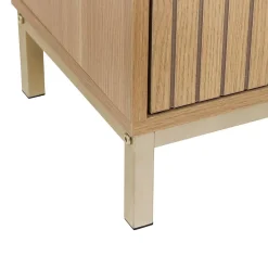 5Five Meuble bas Tasso sous lavabo effet bois naturel - Beige-* Meuble Sous Lavabo