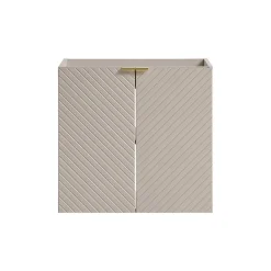 Stellameuble Meuble 60cm VIVA CACHEMIRE sous vasque salle de bain 2 portes