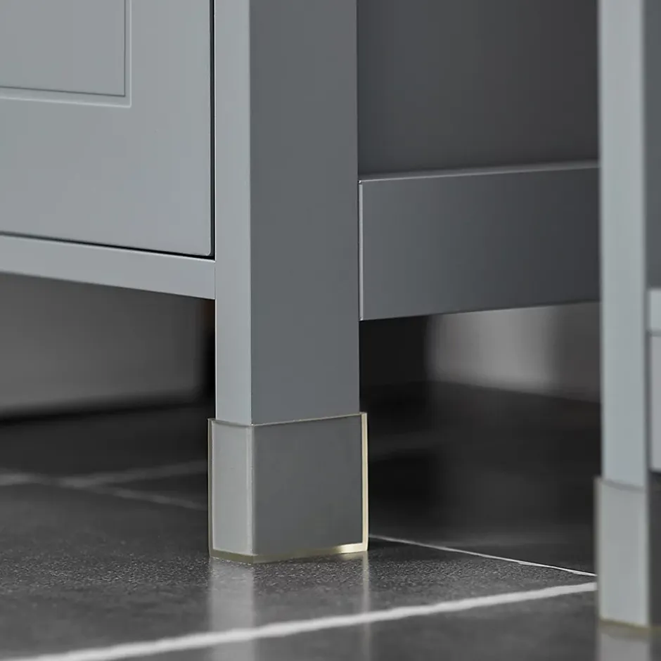 Sobuy Meuble Colonne de Salle de Bain, 4 étagères et 2 tiroirs, FRG126-SG,* Colonne De Salle De Bains|Meuble De Salle De Bains Faible Profondeur