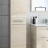 Ondee Meuble colonne de salle de bains l.35 cm effet bois Ondise* Colonne De Salle De Bains