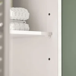 Sobuy Meuble Colonne de Salle de Bain Armoire haute, FRG236-W,* Colonne De Salle De Bains|Meuble De Salle De Bains Faible Profondeur