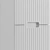 Furnidea Meuble colonne de salle de bain suspendu VENA blanc 36 x 136 cm