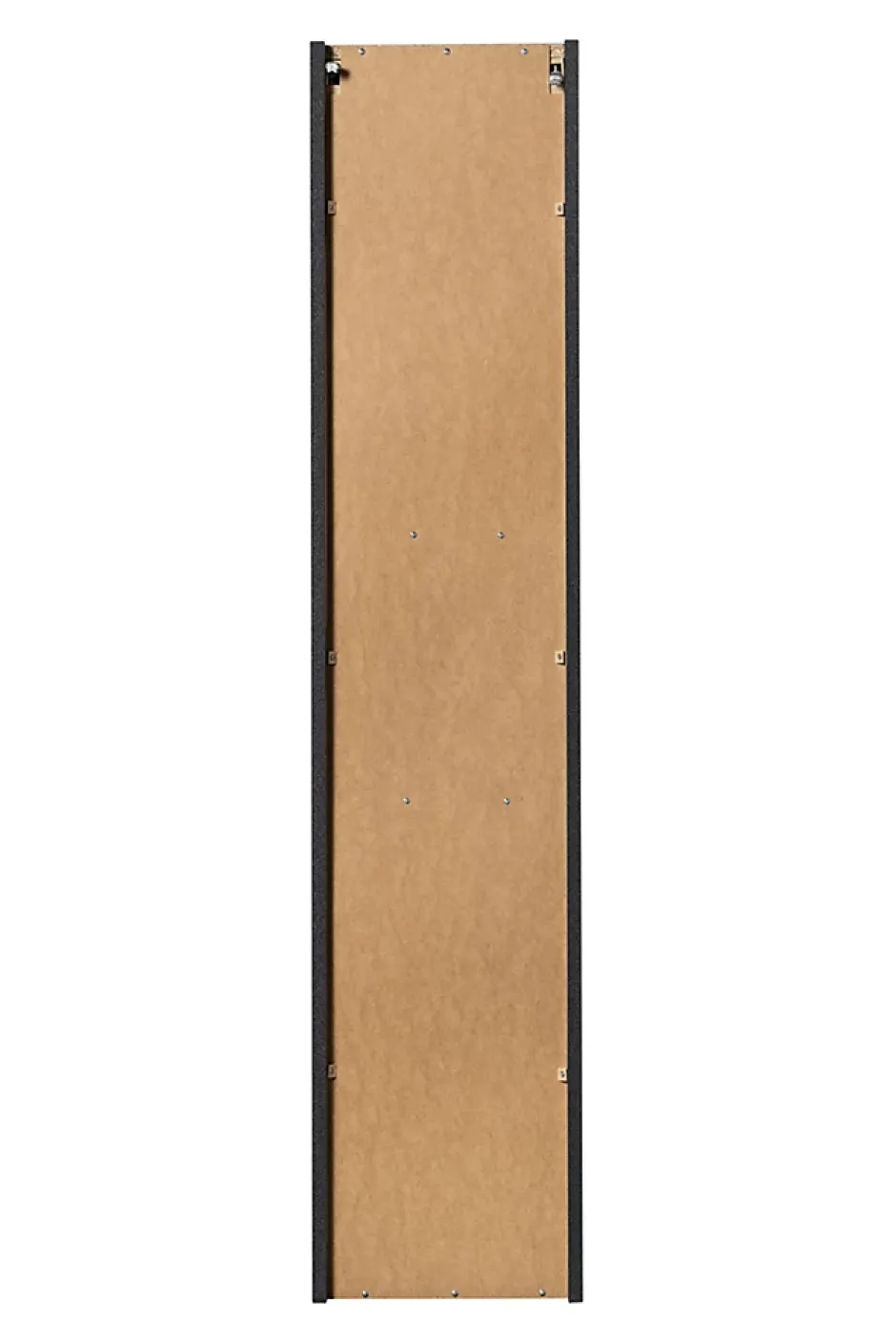 Furnidea Meuble colonne de salle de bain à suspendre NOVA NOIR 30 X 140 cm