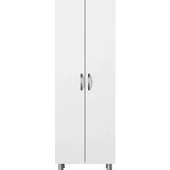 Pier Import Meuble colonne salle de bains blanc 2 portes H 173, 6 cm JENA
