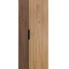 Furnidea Meuble colonne suspendu de salle de bain FLOW chêne 35 x 136 cm