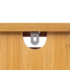 5Five Meuble de rangement Colonne en Bambou 1 Porte H 168 cm