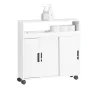 Sobuy Meuble de Rangement Salle de Bain Armoire WC pour Papier Toilette, BZR02-W,* Meuble De Salle De Bains Faible Profondeur