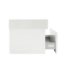 Swiss Aqua Technologies Meuble de salle de bain avec lavabo SAT Evolution 78x30x44,8 cm blanc mat (SATEVO80WMU2)* Lave-Mains