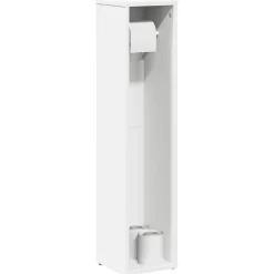 Vidaxl Meuble de salle de bain avec porte-rouleau blanc 20,5x20x90 cm* Meuble Wc