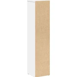 Vidaxl Meuble de salle de bain avec porte-rouleau blanc 20,5x20x90 cm* Meuble Wc