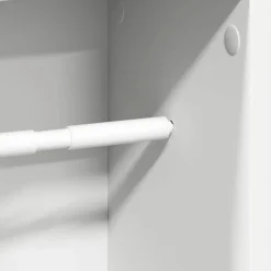 Vidaxl Meuble de salle de bain avec porte-rouleau blanc 20,5x20x90 cm* Meuble Wc