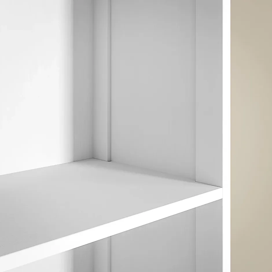 ProximaX Meuble de salle de bain, armoire haute à 3 étagères et 1 tiroir, étagère de salle de bain, meuble de salle de bain, blanc* Meuble Wc