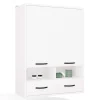 3xE Living Meuble de salle de bain, blanc, 66 x 67 x 30 cm* Etagère Salle De Bains