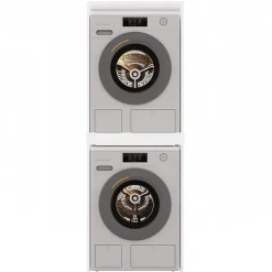 3xE Living Meuble de salle de bain, blanc, 64 x 180 x 64 cm