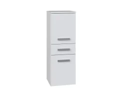 3xE Living Meuble de salle de bain, blanc mat, 85 x 30 x 30 cm* Armoire De Salle De Bains