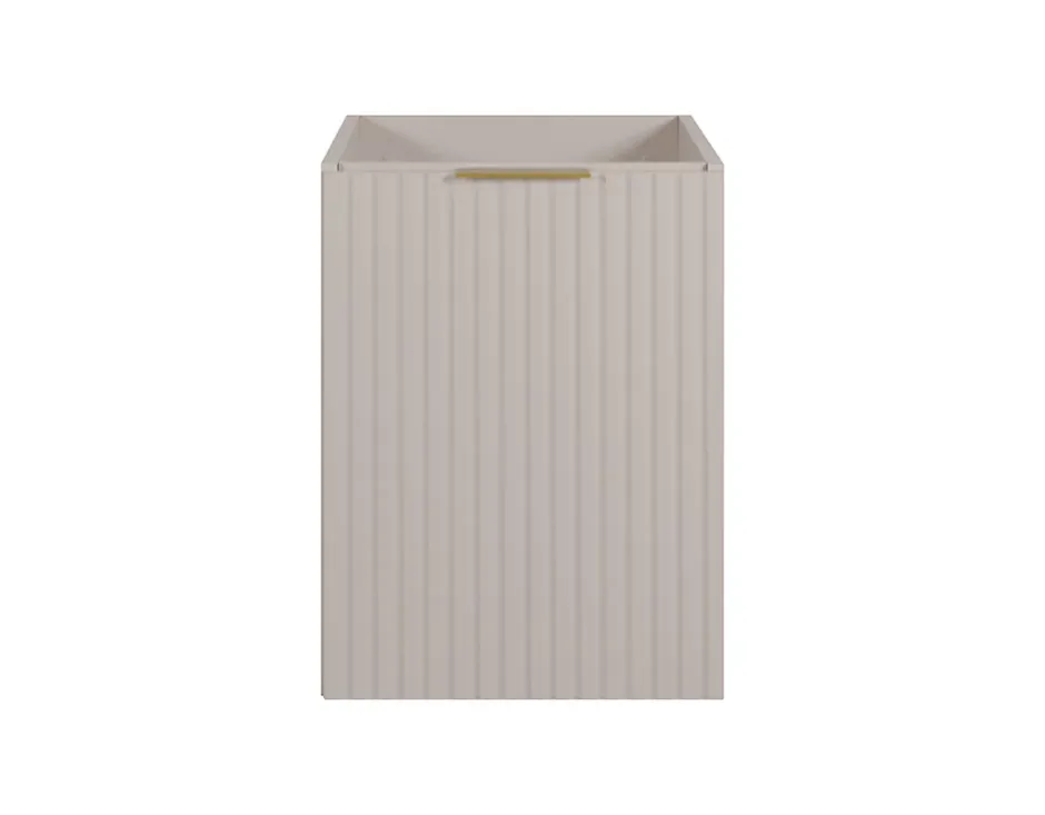 3xE Living Meuble de salle de bain, Cachemire + poignée dorée, 40 x 57 x 46 cm* Lave-Mains