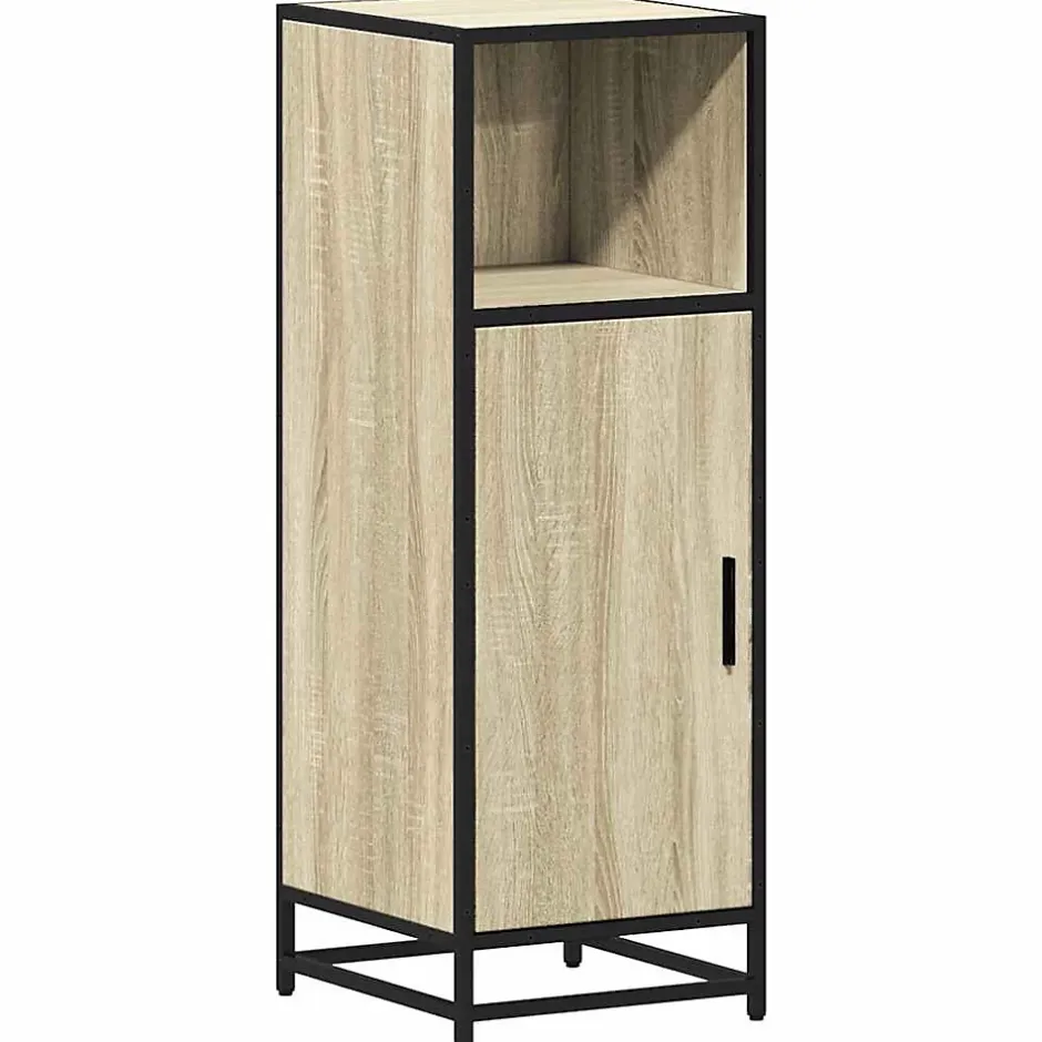 Vidaxl Meuble de salle de bain Chêne Sonoma 35x37,5x100 cm Bois d'ingénierie* Meuble Wc