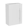 AICA Sanitaire Meuble de salle de bain 44cm avec 2 compartiments, suspendu, blanc