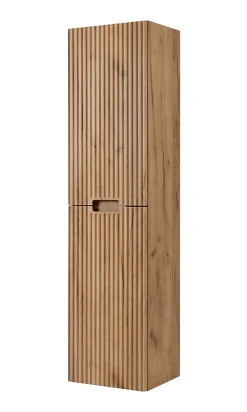 3xE Living Meuble de salle de bain, chêne Craft, 35 x 136 x 27 cm* Colonne De Salle De Bains