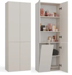 3xE Living Meuble de salle de bain, cachemire, 60 x 30 x 174 cm* Armoire De Salle De Bains