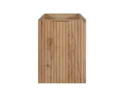 3xE Living Meuble de salle de bain, Chêne Craft + poignée dorée, 40 x 57 x 46 cm