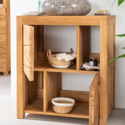 Wanda Collection Meuble de salle de bain en teck massif Cosy 70 cm